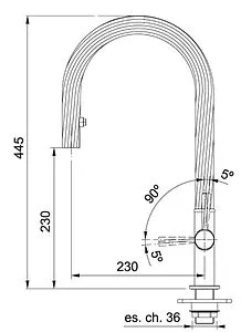 Смеситель для кухни с выдвижным изливом Franke Maris Free by Dror хром 115.0576.699 Смеситель для кухни с выдвижным изливом Franke Maris Free by Dror хром 115.0576.699, 2