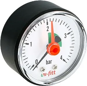 Манометр аксиальный Uni-fitt 50мм 4 бар ¼&quot; 305D1020, 3