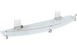 Полка Wasserkraft Leine хром/белый 5024WHITE