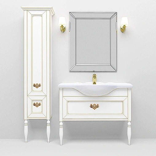 Шкаф-пенал напольный Roca America 40 L дуб молочный ZRU9302947