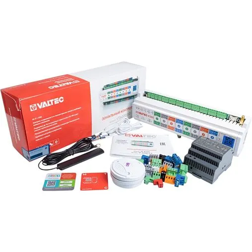 Модуль зональный базовый проводной 8 зон НО/НЗ 24В Valtec VT.K500.0