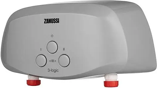 Водонагреватель проточный электрический Zanussi 3-logic SE 3.5 S (душ) серебристый