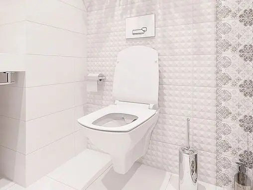 Комплект 6 в 1 Cersanit City CO DPL EO slim 64440 с кнопкой Blick хром матовый