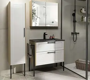 Раковина ISVEA SistemaT 81.5 антрацит 10SL51081SV-2C Раковина ISVEA SistemaT 81.5 антрацит 10SL51081SV-2C, 5