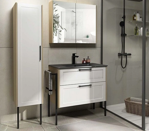 Раковина ISVEA SistemaT 81.5 антрацит 10SL51081-2C