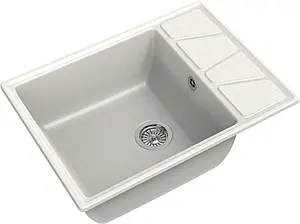 Мойка кухонная GranFest Vertex V-680L белый Мойка кухонная GranFest Vertex V-680L белый, 1