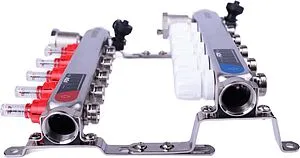 Группа коллекторная с расходомерами 5 отводов 1&quot;в/в x ¾&quot;ек FDV S1103C-2/5, 5