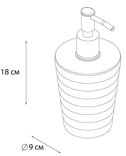 Дозатор для жидкого мыла Fixsen Glady хром/фиолетовый FX-80-79