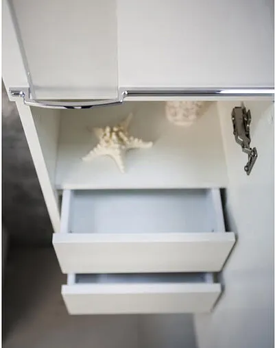 Шкаф-пенал подвесной Aquaton Марко 35 белый 1A181203MO010