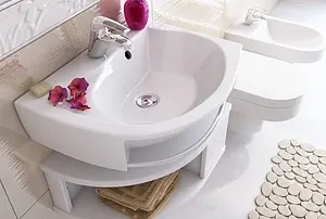 Тумба-умывальник подвесная Ravak SDU Rosa P белый X000000327+J2P1100000, 1