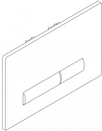 Клавиша смыва для унитаза BelBagno Genova BB020-GV-CHROME.M хром матовый