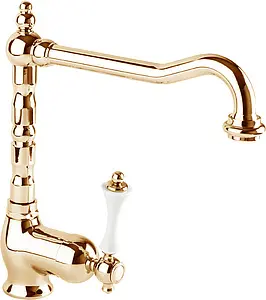 Смеситель для кухни Cezares Margot золото/белый MARGOT-LLM2-03/24-Bi, 1