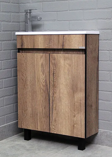 Тумба под умывальник подвесной Домино Modul 60 дуб галифакс табак DD5403T