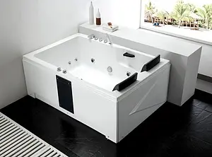 Ванна акриловая с гидромассажем Gemy 181x121 L G9061 B L Ванна акриловая с гидромассажем Gemy 181x121 L G9061 B L, 3
