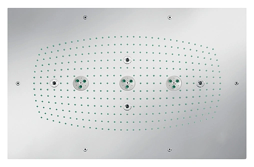 Лейка верхнего душа без подсветки Hansgrohe Raindance Rainmaker 680/460 3jet хром 28417000