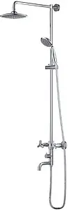 Душевая система со смесителем для ванны D&K Hessen.Goethe хром DA1384741E09 Душевая система со смесителем для ванны D&K Hessen.Goethe хром DA1384741E09, 1