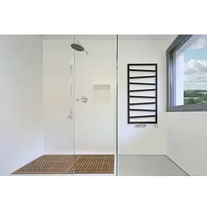 Полотенцесушитель электрический лесенка Terma Zigzag 835x500 черный металлик WLZIG083050 KMBCE1Е8, 5