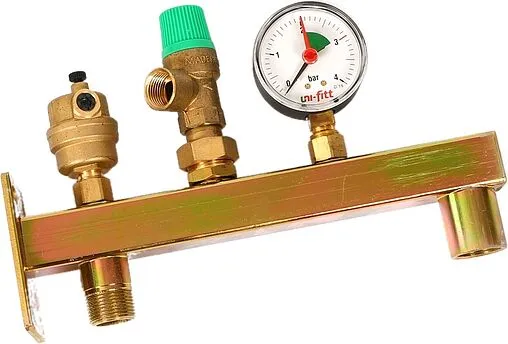 Группа безопасности расширительного бака до 50 кВт ¾&quot; 3 бар Uni-Fitt 255D3230