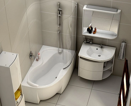 Смеситель для ванны скрытого монтажа Ravak Rosa RS 065.01 хром X070050