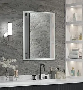 Зеркало с подсветкой Continent Frame White Led 70x100 белый ЗЛП437 Зеркало с подсветкой Continent Frame White Led 70x100 белый ЗЛП437, 5