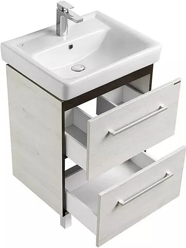 Тумба под умывальник напольная Aquaton Ронда PRO 60 дуб сомерсет 1A205001RSC20