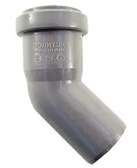 Отвод внутренний D=40мм Угол 45° Политэк 100445