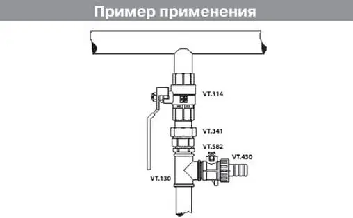 Кран шаровый 1¼&quot;в x 1¼&quot;в Valtec Perfect VT.314.N.07