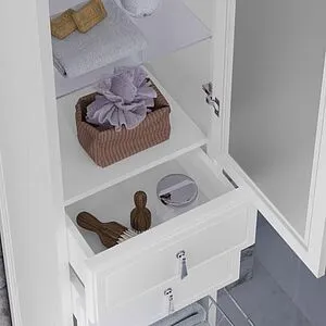 Шкаф-пенал напольный Opadiris Риспекто 40 L белый 00-00005838, 5