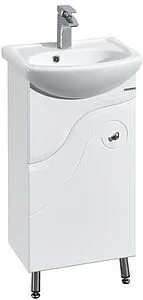 Тумба-умывальник напольная Aquaton Колибри 45 белый 1A0652K1KO01L Тумба-умывальник напольная Aquaton Колибри 45 белый 1A0652K1KO01L, 1