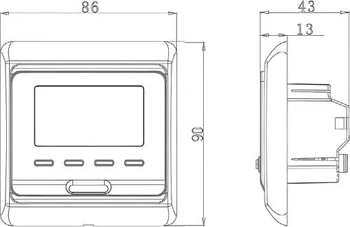 Терморегулятор Thermex Nexum Pro белый 808001