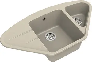 Мойка кухонная Ewigstein Wink W-80KF тёмно-бежевый Мойка кухонная Ewigstein Wink W-80KF тёмно-бежевый, 1