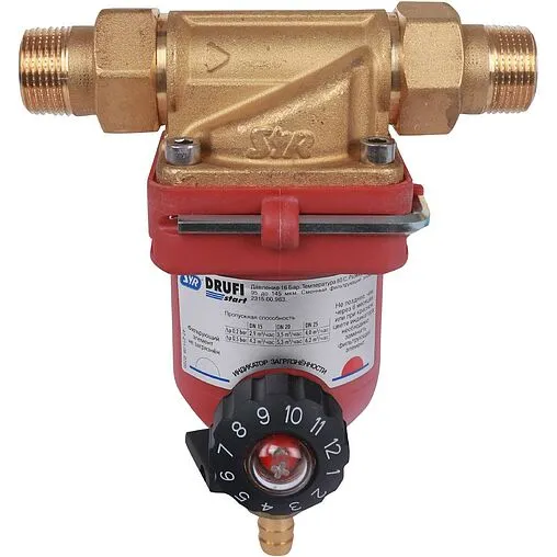 Фильтр тонкой очистки воды ¾"н x ¾"н SYR DRUFI Start Hot 2315.20.013 Фильтр тонкой очистки воды ¾"н x ¾"н SYR DRUFI Start Hot 2315.20.013