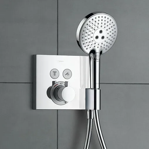 Термостат для 2 потребителей Hansgrohe ShowerSelect хром 15763000 Термостат для 2 потребителей Hansgrohe ShowerSelect хром 15763000