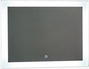 Зеркало с подсветкой Continent Carla Led 77x77 с часами, с подогревом ЗЛП651 Зеркало с подсветкой Continent Carla Led 77x77 с часами, с подогревом ЗЛП651, 1