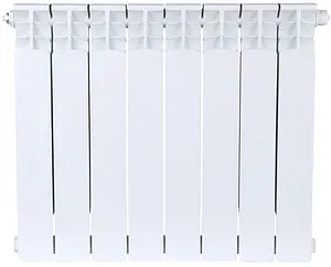 Радиатор биметаллический 8 секций нижнее правое подключение Stout Space 500 SRB-0320-050008 Радиатор биметаллический 8 секций нижнее правое подключение Stout Space 500 SRB-0320-050008, 2