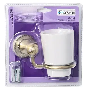 Стакан Fixsen Antik бронза/белый FX-61106 Стакан Fixsen Antik бронза/белый FX-61106, 2