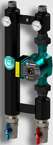 Насосный модуль с прямым контуром 1"в х 1"н Север R-P 25/4 1945098 с насосом Север-UPS 25-4 Насосный модуль с прямым контуром 1"в х 1"н Север R-P 25/4 1945098 с насосом Север-UPS 25-4