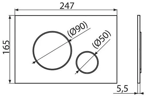 Инсталляция для подвесного унитаза Set 4 в 1 AlcaPlast Sadromodul AM101/1120-4:1 RU M670-0001 с кнопкой белый