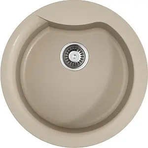 Мойка кухонная Omoikiri Yasugata 48R-SA бежевый 4993132, 1