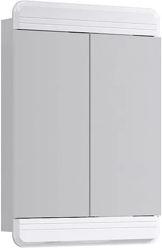 Шкаф-зеркало Aqwella Corsica 60 белый Kor.04.06