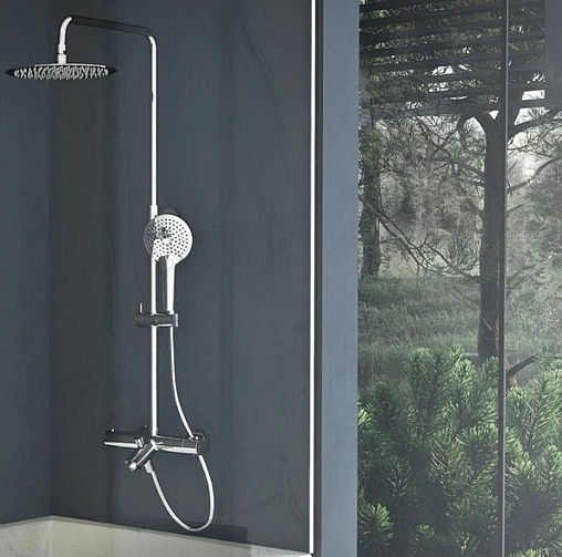 Душевая система с термостатом для ванны VitrA Aquaheat хром A47208EXP