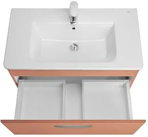 Тумба-умывальник подвесная Roca The Gap Original 80 терракота ZRU9307839+327470000 Тумба-умывальник подвесная Roca The Gap Original 80 терракота ZRU9307839+327470000, 4