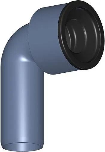 Отвод сифонный бесшумный D=50мм x 1¼&quot; Poloplast POLO-KAL NG P2363