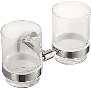Стакан двойной IDDIS Gezanne хром L094 Стакан двойной IDDIS Gezanne хром L094, 1
