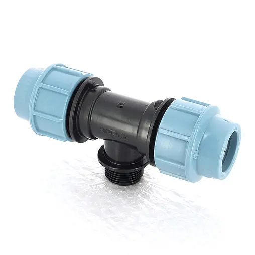 Тройник компрессионный переходной 32мм x 1¼&quot;н x 32мм Unidelta 1010032005