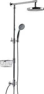 Душевая система без смесителя Wasserkraft хром A015 Душевая система без смесителя Wasserkraft хром A015, 1