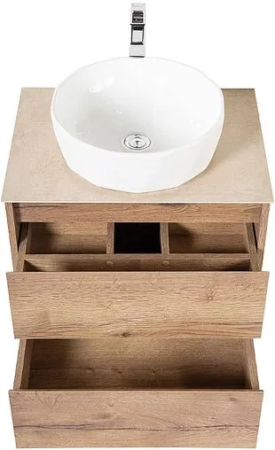 Тумба-умывальник подвесная BelBagno KRAFT 60 Rovere Tabacco KRAFT-600-2C-SO-RT+