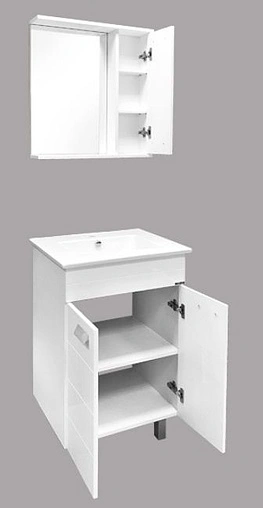 Тумба-умывальник напольная Comforty Модена 60 белый