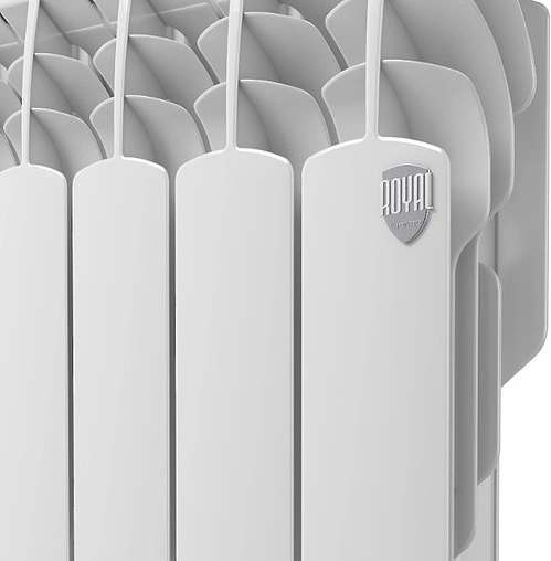 Радиатор биметаллический 12 секций нижнее правое подключение Royal Thermo Vittoria VD 350 Bianco Traffico RTVVDR35012 Радиатор биметаллический 12 секций нижнее правое подключение Royal Thermo Vittoria VD 350 Bianco Traffico RTVVDR35012