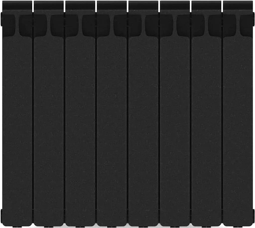 Радиатор биметаллический 8 секций Rifar Monolit 500 черный RM50008 ant Радиатор биметаллический 8 секций Rifar Monolit 500 черный RM50008 ant